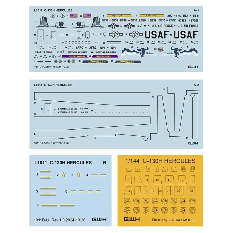 Great Wall Hobby L1011 1/144 Scalr C-130H Hercules Model Kit