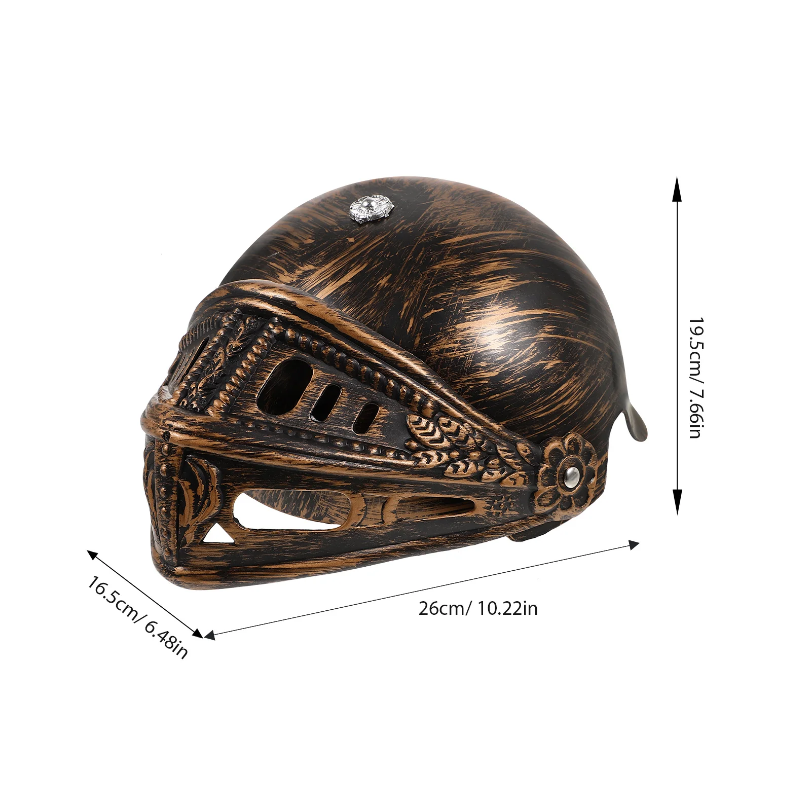 Disfraz romano de soldado para niños, tocado de Cosplay vikingo, sombrero de fiesta ligero, accesorio decorativo para niños