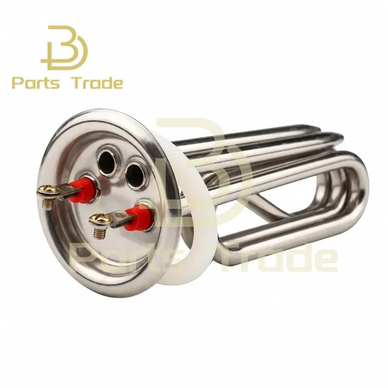 3000W 220V Water Boiler Heating Element 63mm Cap Stainless Steel Electric Heat Pipe with 2 Probe 7mm for Electric Boiler