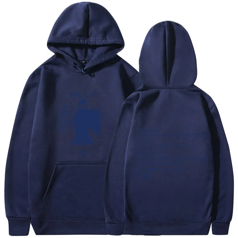 2026 neuer Milo J 111 Album-Grafik-Hoodie für Männer und Frauen, Unisex-Sweatshirt, Vintage Hip-Hop-Pullover, Geschenk für Fans, Streetwear-Kapuzenpullover – Detail 27