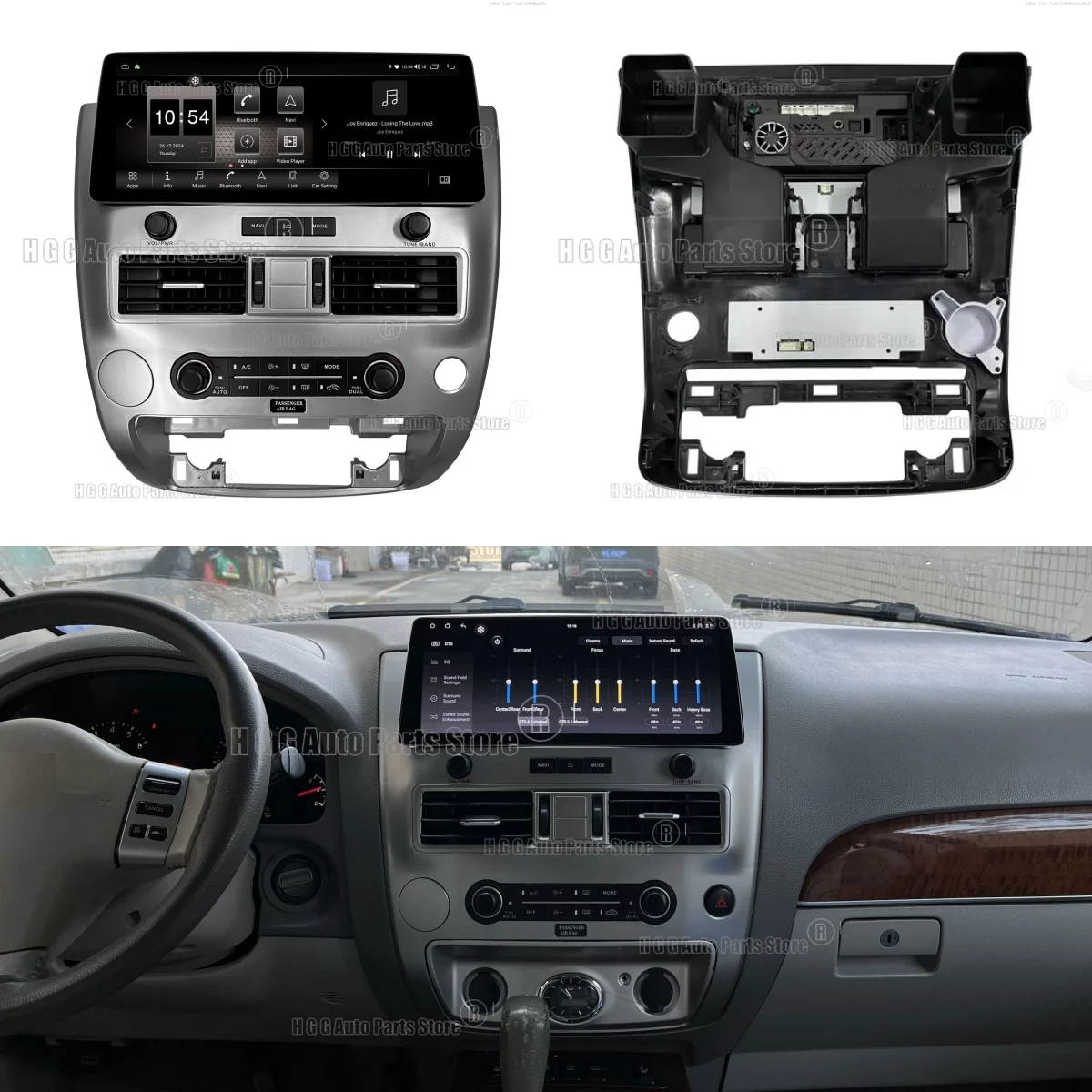 ENR Android 14 12.3inch Car Multimedia Display For Infiniti QX56 Armada 2008‑2015 Car Radio Touch Screen GPS Navigation Carplay