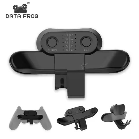 DATA FROG Extended Back Button Attachment With Paddles For PS4 / PS4 Slim / PS4 Pro Controller Key Adapter Game Accessories