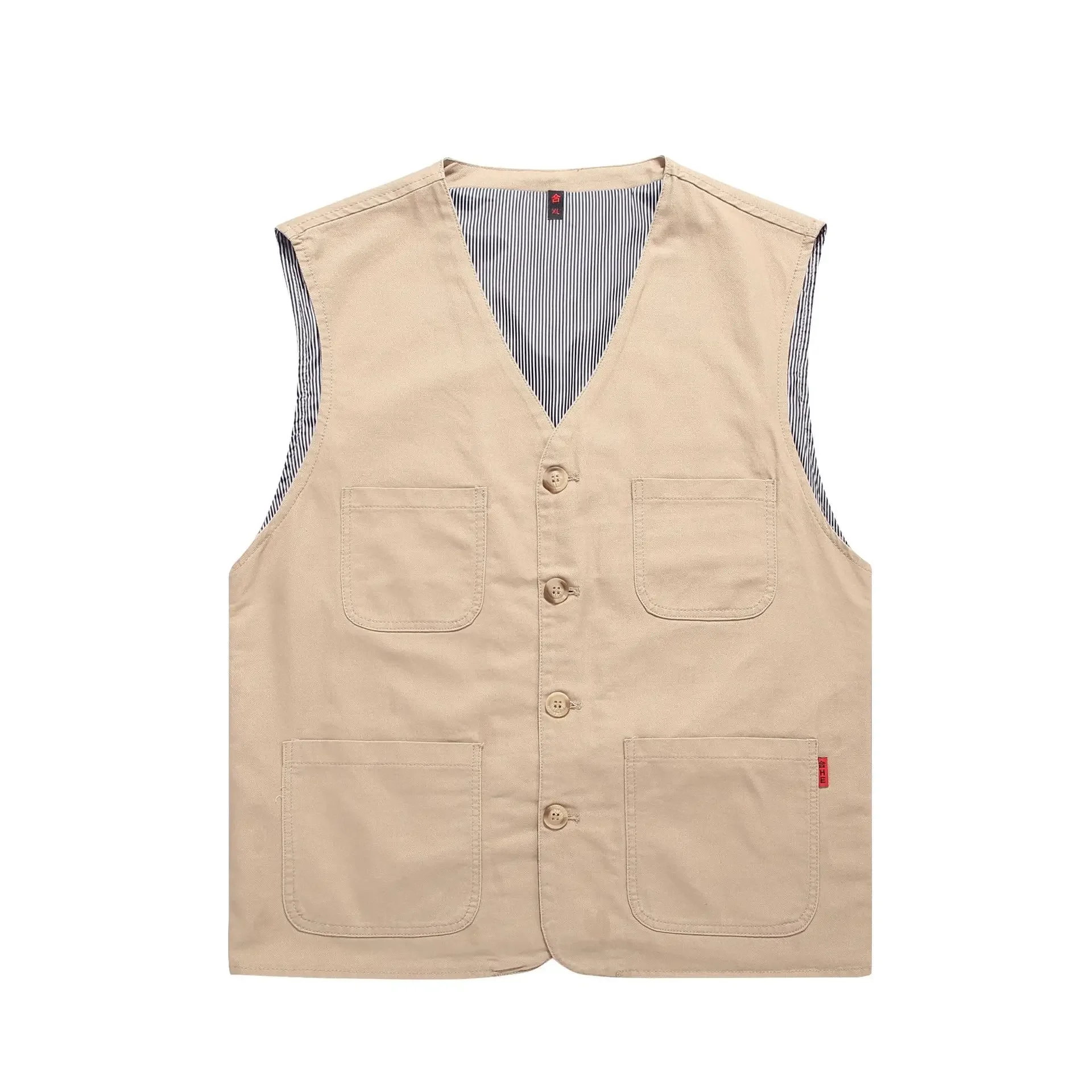 Spring And Autumn New Denim Waistcoat Men Loose Casual Sports Vest Men\'s