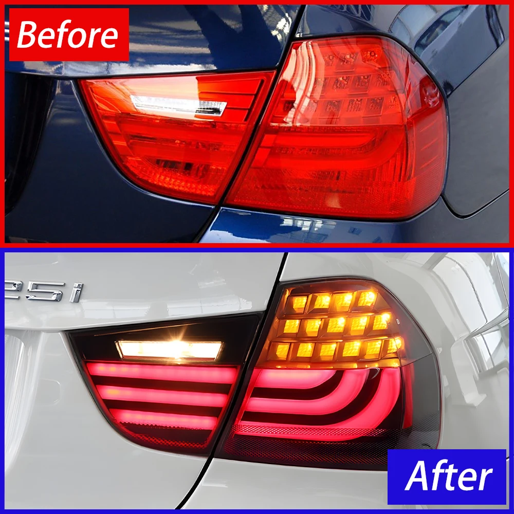 LED Car Taillights Assembly For BMW 3 Series E90 320i 325i 2009-2012 Upgrade Dynamic Flashing Turn Signal Accessories Hot Sale