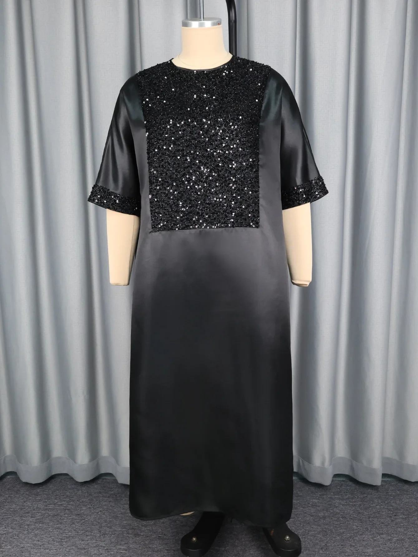 Abiti africani con paillettes per donna Abbigliamento tradizionale africano Dashiki Abiti Ankara Abito Abaya Abito lungo caftano musulmano