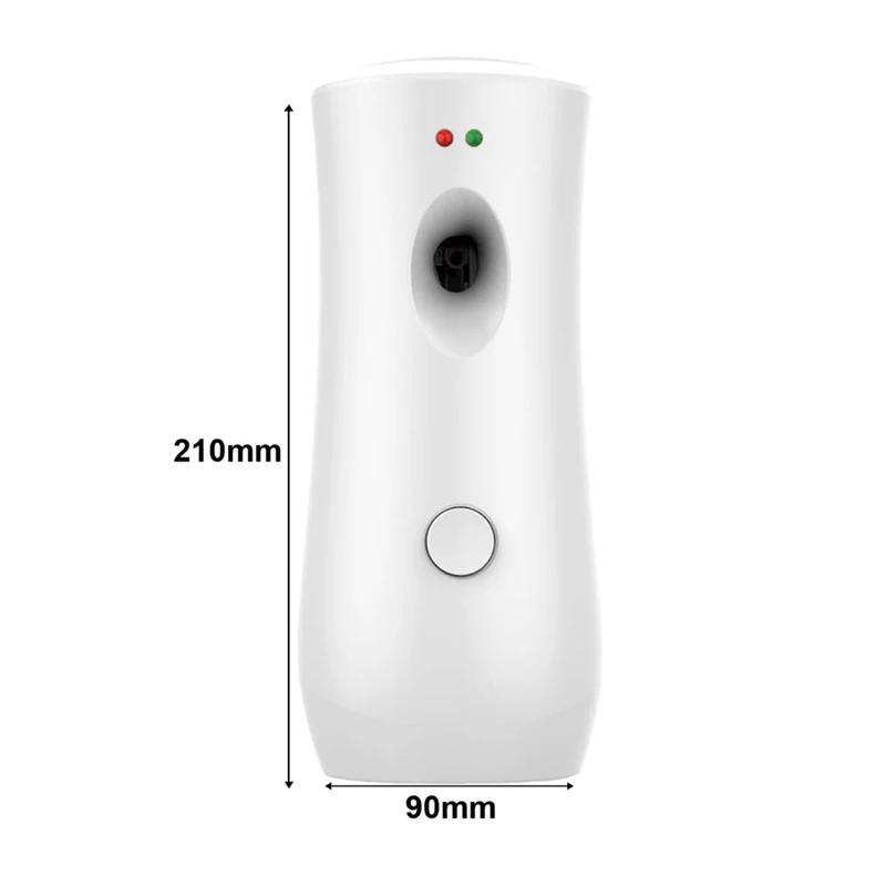 2Piece Free Standing Wall Mounted Automatic Spray Dispenser Aromatherapy Machines White