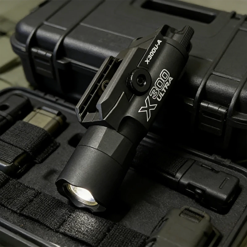 

Тактический фонарь X300, многофункциональный: крепление на 20-мм планку для охотничьих игрушечных пистолетов, страйкбольных ружей, CS-игр и соревнований по CS