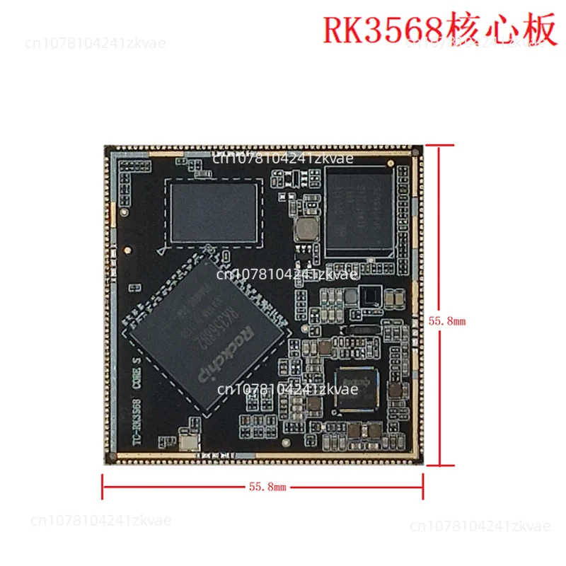 Placa de controle industrial, placa do desenvolvimento, processador A55, NPU, Android 11, Linux, RK3399 super, núcleo RK3568