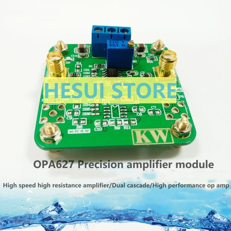 OPA627 module High speed high resistance High Precision Amplifier module Choosable Dual channel input cascaded Amplifier module