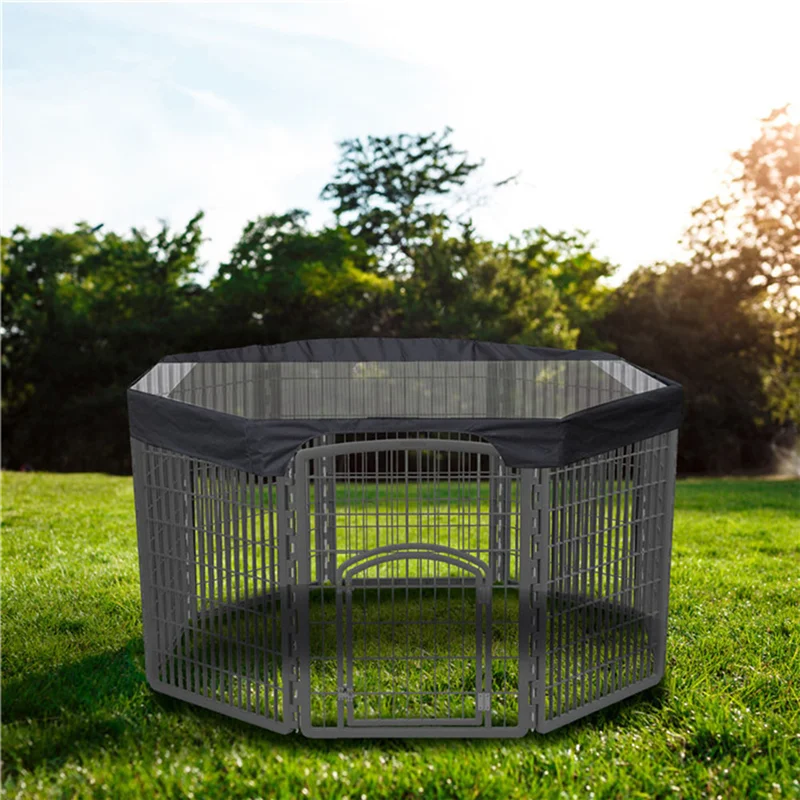 A67P-Octagon Pet Playpen Cover Mesh Pet Playpen Cover Puppy Cat Fence Cage Covers 24 Inches