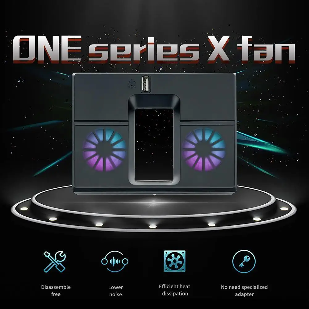 Vertical Cooling Fan with Dual Fans and USB Port Cooling Stand Cooling System Accessories Heat Dissipation Fan for Xbox Series X