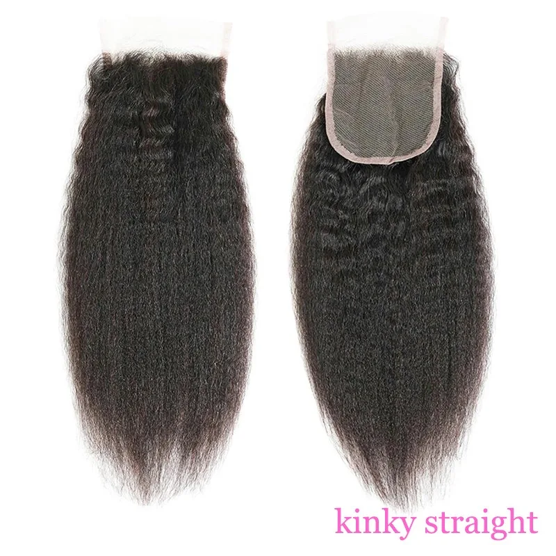 مستقيم 4x4 5x5 الدانتيل إغلاق شعر مستعار بشري الجسم موجة 4x4 5x5 الدانتيل الشفاف إغلاق البرازيلي عذراء الشعر جزء مجاني