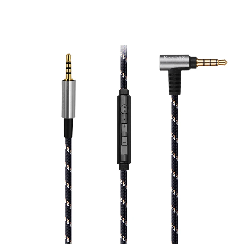 ل AKG JBL دينون Sennheiser Beyerdynamic Y50 LIVE2 D320 سماعة قابلة للاستبدال 3.5 مللي متر إلى 2.5 مللي متر كابل ترقية نحاسي كريستالي واحد