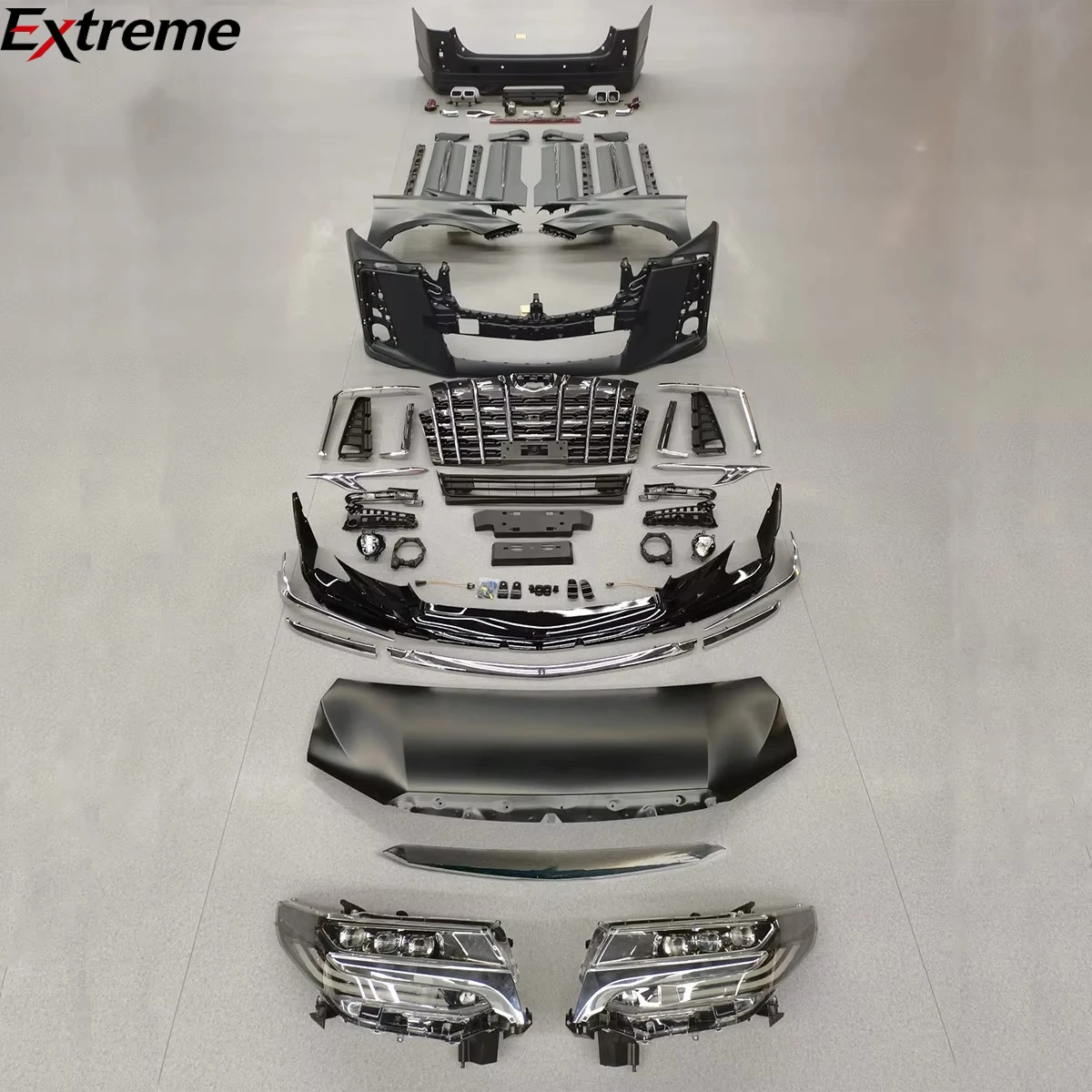 Safe and Secure Bodykit for Toyota Alphard 30 SERIES 2008-2014 Upgrade to 2021 SC Modellista Model.