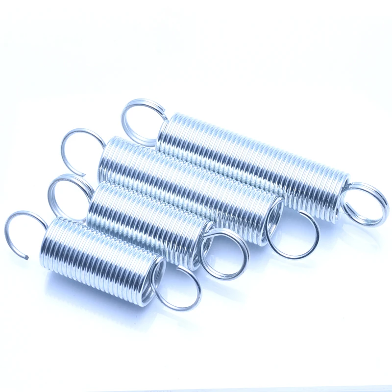 Closed loop/With Hook Extension Spring Wire Diameter 0.5mm Galvanized Tension Springs Outer Diameter 3/4/5mm Length 30-260mm