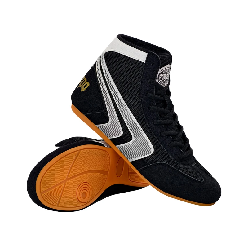 Professional Boxing Wrestling Shoes Breathable Non-slip Indoor Sports Footwear for Martial Arts Fighting & Fitness Training Men - view 5