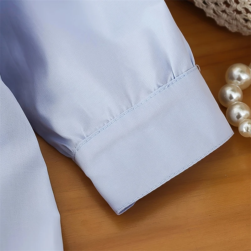 1-6 Jahre alt Modische Kinder Hemdkleid Baby Mädchen Einfache Kleidung Einfarbig Kind Weiche Kleider Neugeborene Kleinkinder Kostüm – Detail 7