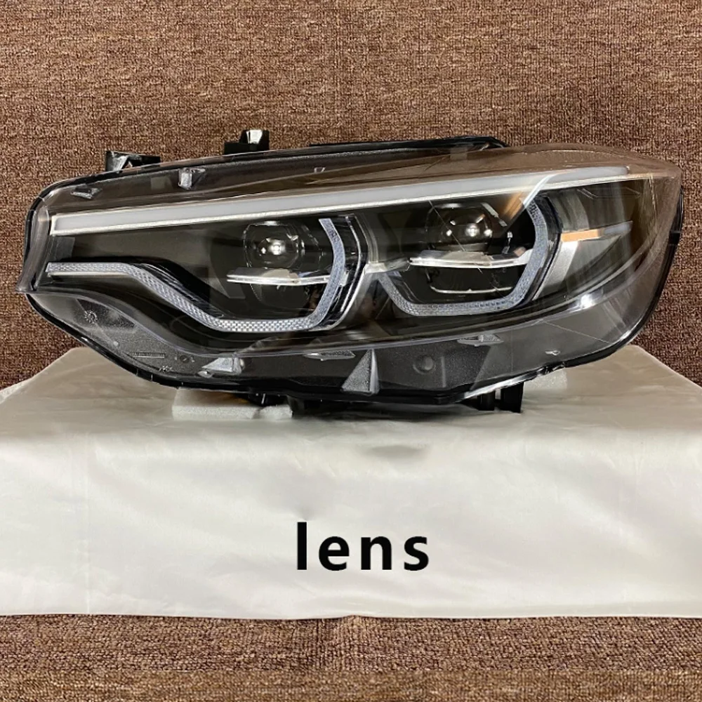 SXLL F32 F33 F36 F82 F83 M4 2013-2019 GTS مجموعة عالية منخفضة المصابيح الأمامية السيارات كامل صمام ثنائي باعث للضوء مجموعة مصابيح أمامية الضباب لي