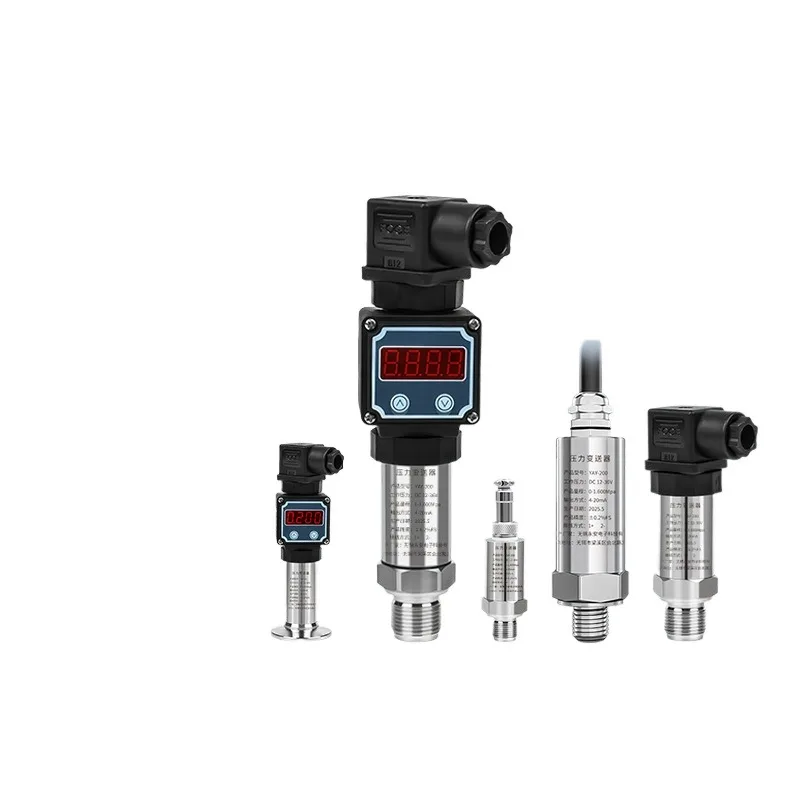 High Precision Industrial Pressure Transmitter, Thread Flange Mount Pressure Sensor with RS485 Communication Output