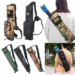 Archery Back Arrow Quiver Holder Adjustable Tube Hip Quiver Waist Hanged Carry Bag for Bow Hunting and Target Practicing