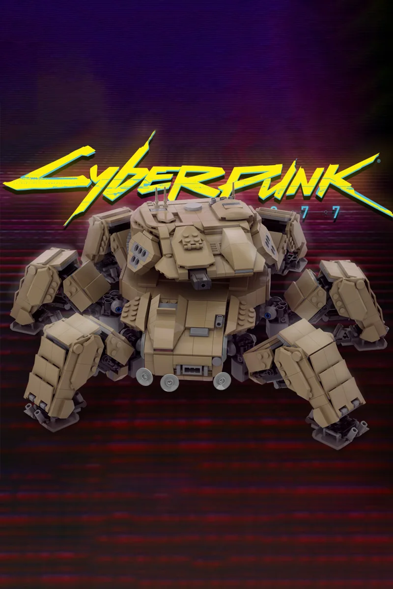 

MOC Cyberpunk Chimera Bricks Model WW2 Military Weapons Chimera Destroyer Armored Car Building Blocks Assembly Toys Kids DIY Toy
