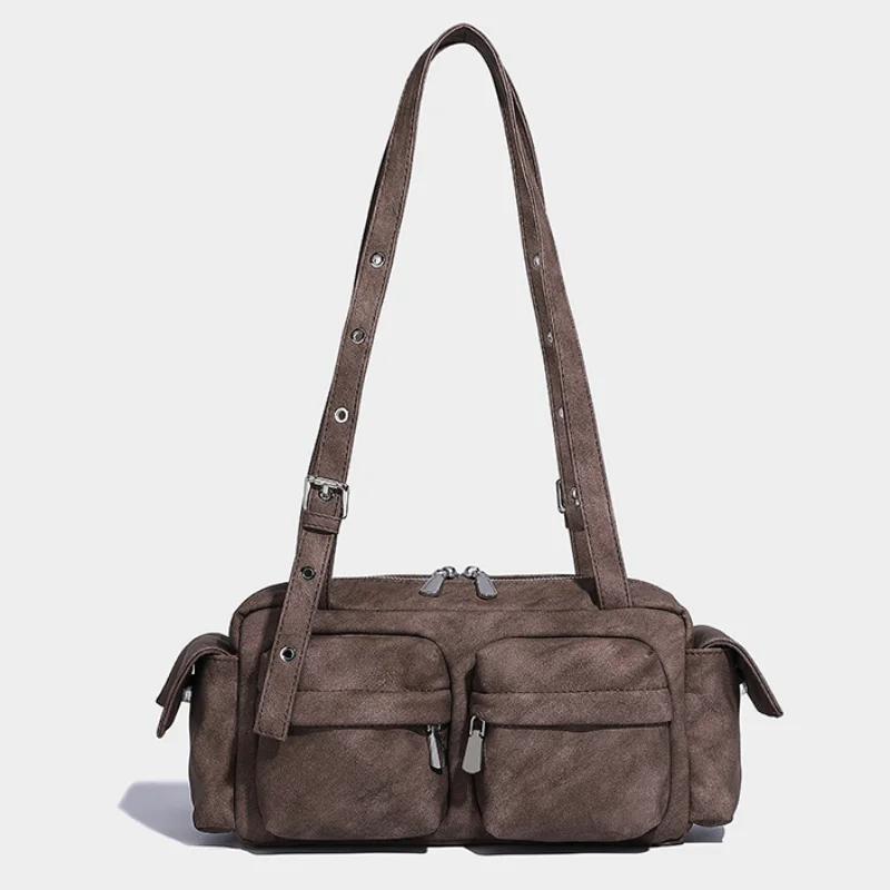 

Women's Retro Luxury Underarm Bag Zippered Multi-pocket Large Capacity Shoulder Bag Niche Design Casual Versatile Messenger Bag