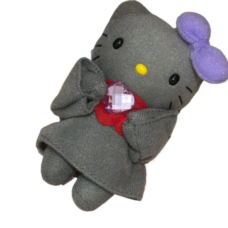 

Милая плюшевая кукла Sanrio Love Hello Kitty, мягкие игрушки KT Cat, брелок, подвеска, сумка для девочек, подвесные украшения, подарки для детей