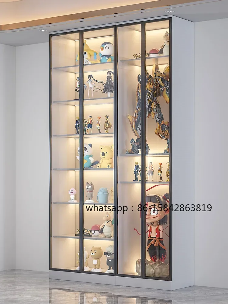 Hand-made Glass Lego Toys Advanced Model Storage Household Gifts Custom Wine Cabinet Living Room