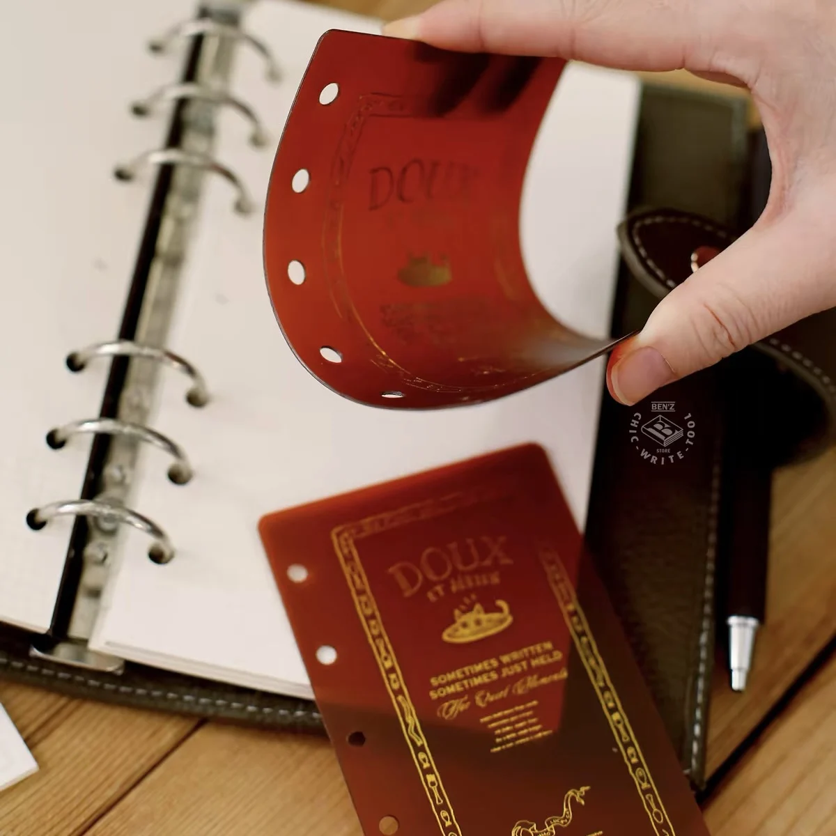 Separadores de PVC con Estampado en Caliente para Encuadernación, Tamaños A6, A7, M5, Páginas Separadoras de Índice, Decorativas para Cuadernos y Diarios