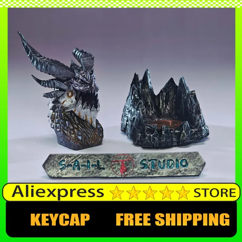 

Anime Keycaps World of Warcraft Deathwing Resin Key Caps Mechanical Keyboard Caps Personalized Accessories PC Gifts Keycaps