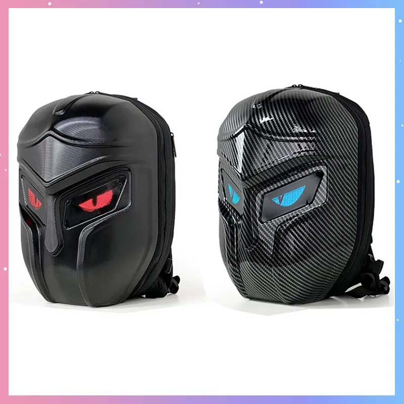 

LED Backpack Motorcycle And Bicycle Cycling Backpack Trendy Riding Bag APP Bluetooth Control Hard-Shell Waterproof Backpack Gift