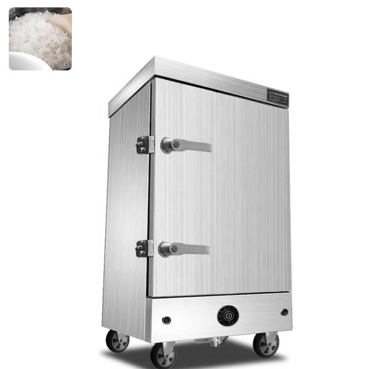 Macchina elettrica commerciale per cottura a vapore per riso elettromagnetico a gas per cottura a vapore per riso