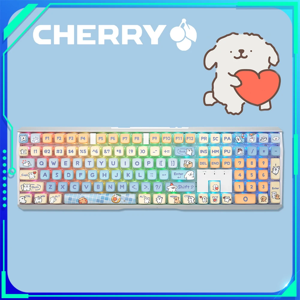 

CHERRY MX 3.0S/MX2.0S Mechanical Keyboard 3Mode Buletooth RGB Wireless Esports Wired Keyboard Custom Gasket PC Gamer Accessories