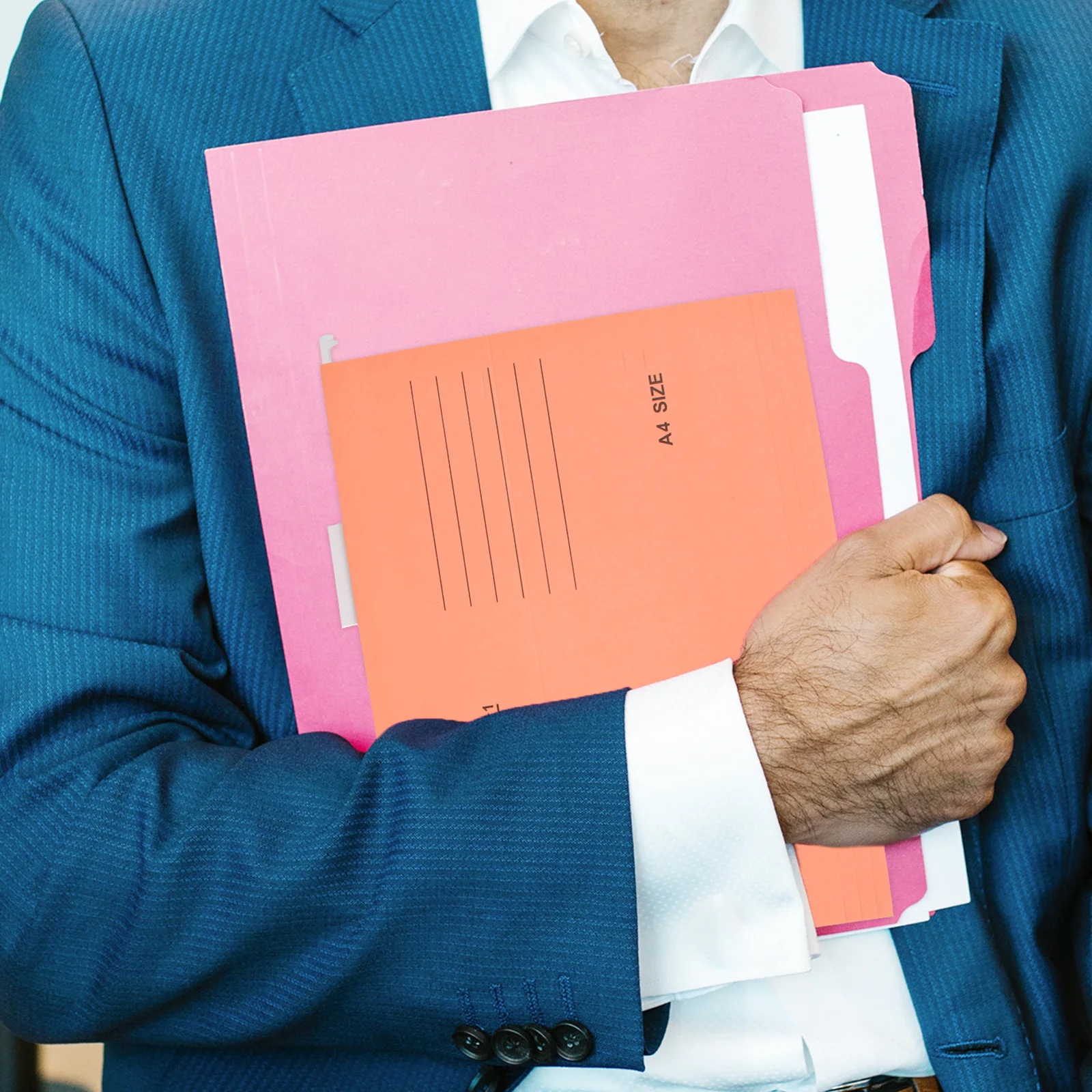 Classeur suspendu Portable de grande capacité, 5 pièces, organisateur de factures de reçus, pochette de coupons colorée, rangement de fichiers de bureau