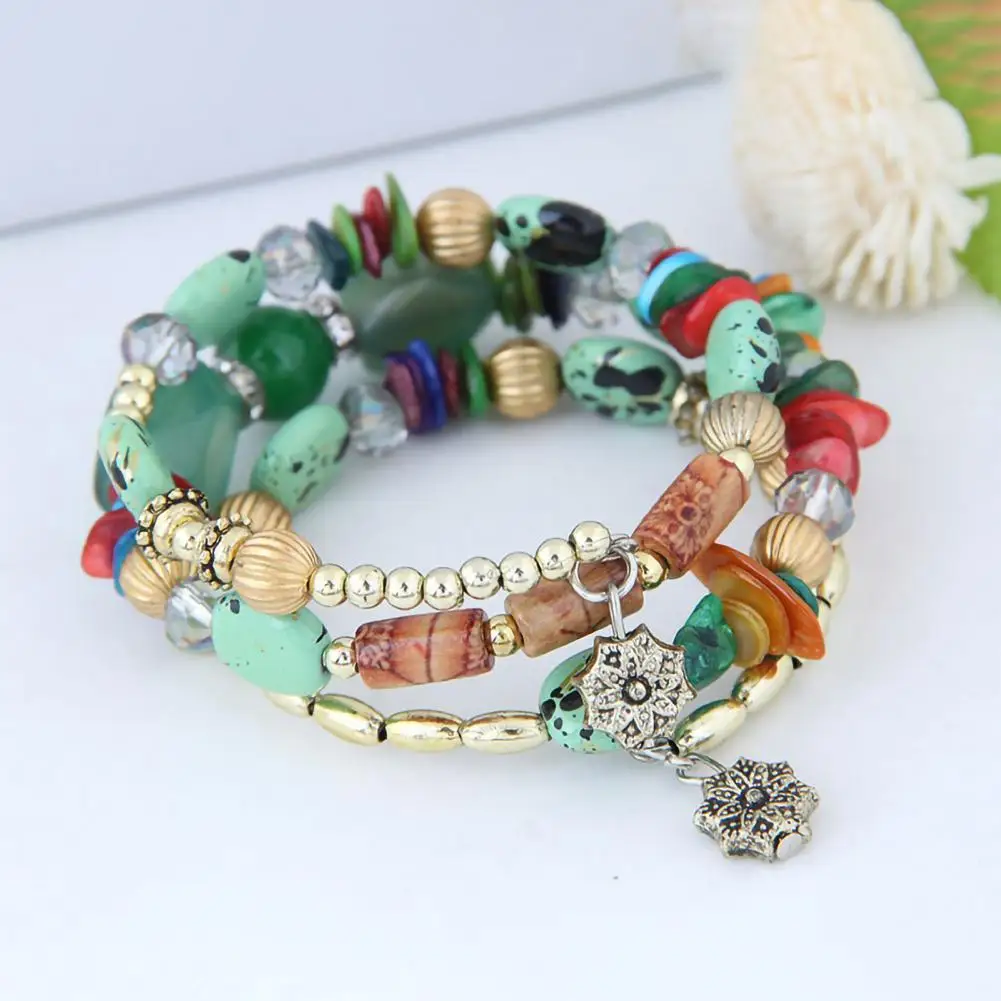 Women Bracelet Trendy Colorful Women Bracelet Lightweight Lady Bracelet  Good Workmanship Lady Bracelet for Dating