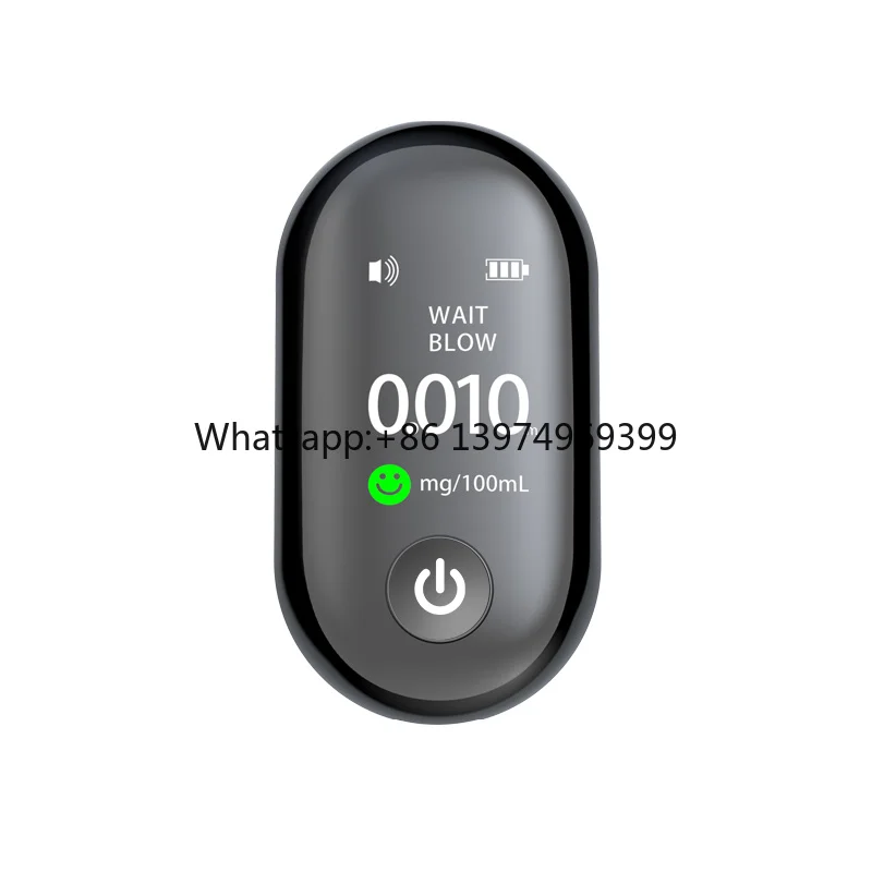 Dropshipping High-sensitive Electronic Breathalyzer Detector Portable Mini Pocket LCD Digital Breath Analyzer Alcohol Tester