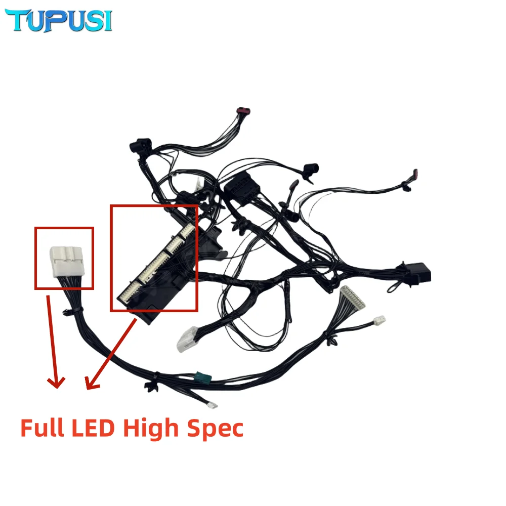 High-End LED AFS Headlights Harness Internal Wiring and Follow-Up Line Group Fit for BMW 5 Series F18 F10 2014-2017