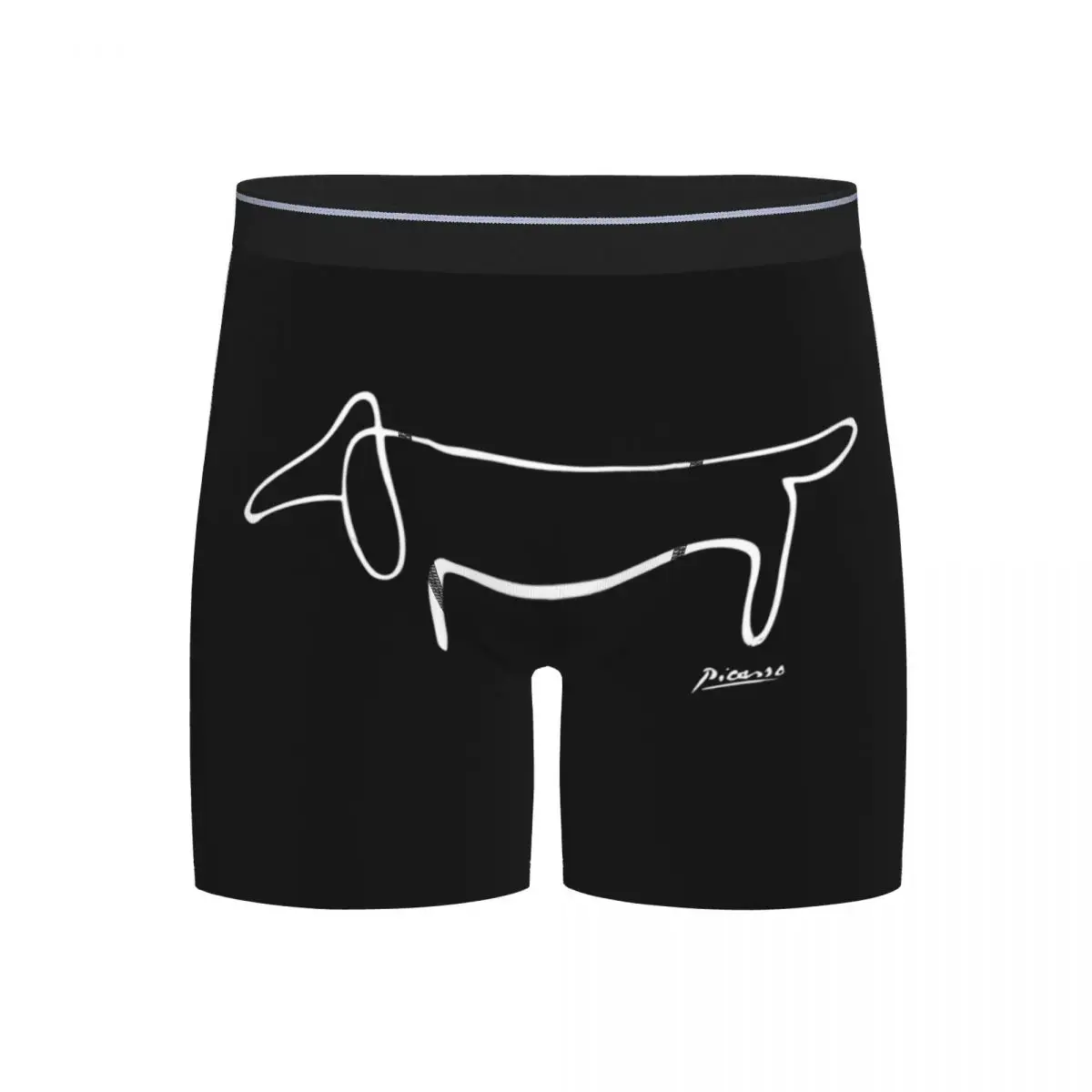 

Long Boxer Underpants Shorts Pablo Picasso Wild Wiener Dog Dachshund Panties Men Ventilate Underwear for Homme Man Gift