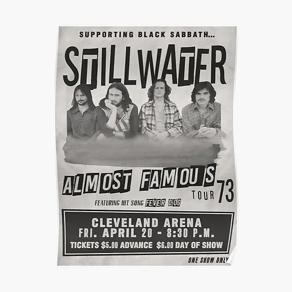 Почти известный настенный постер стилвотер, Декор, винтажная домашняя живопись, комната, печать, современное смешное украшение, художественная роспись, без рамки