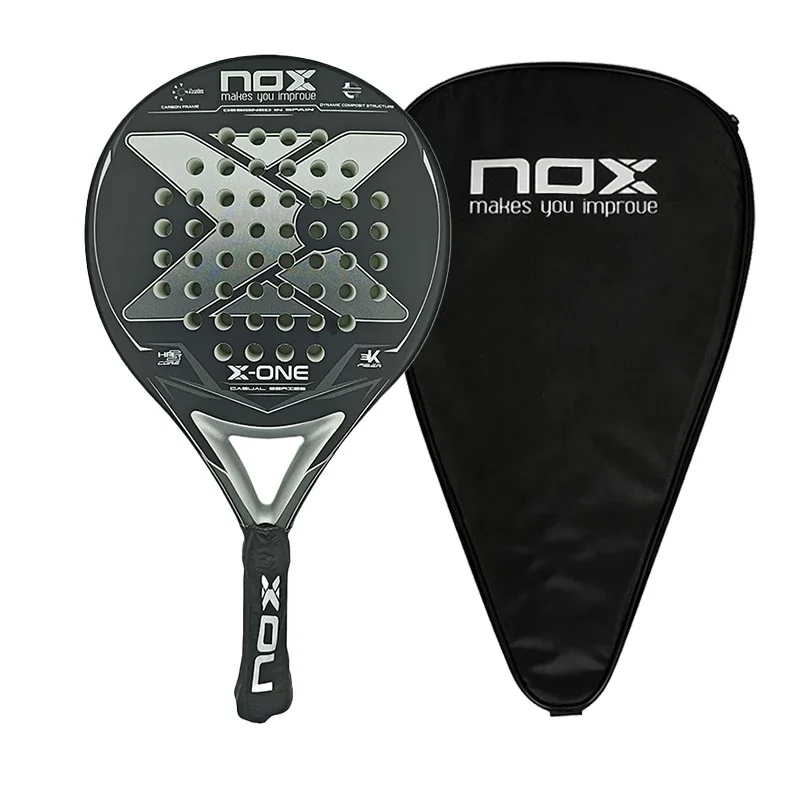 Nox X-ONE Carbon Fiber Tennis Racket High Performance Lightweight Design Ideal Gift for Men And Women Suitable for Training