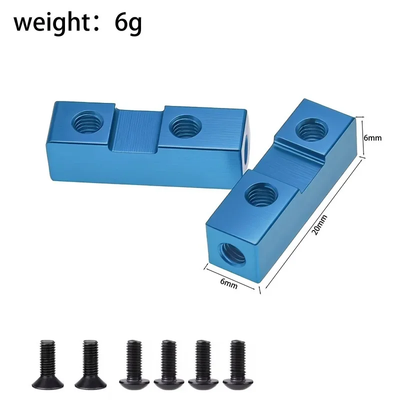 Aluminium Servo Stays Mount for Tamiya Grasshopper Hornet Blackfoot CW01 Wild One DF02 DT02