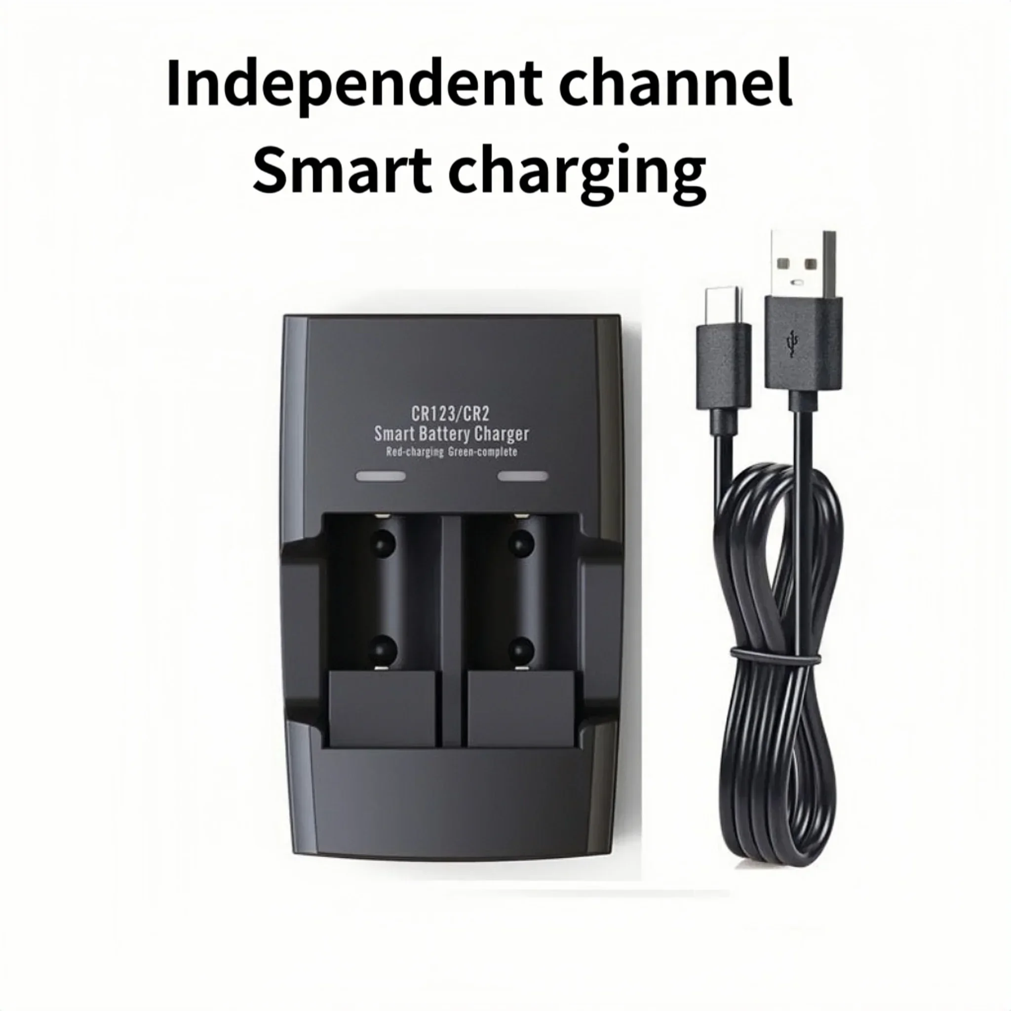 16340 bateria lifepo4 3.2v 700mah cr123a carregador para câmera rádio lanterna monitor de alarme de fumaça campainhas monitor walkie talkie