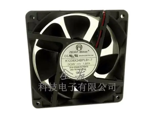 

PELKO K1238X24BPLB1-7 DC 24V 1.27A 120x120x38mm 2-Wire Server Cooling Fan