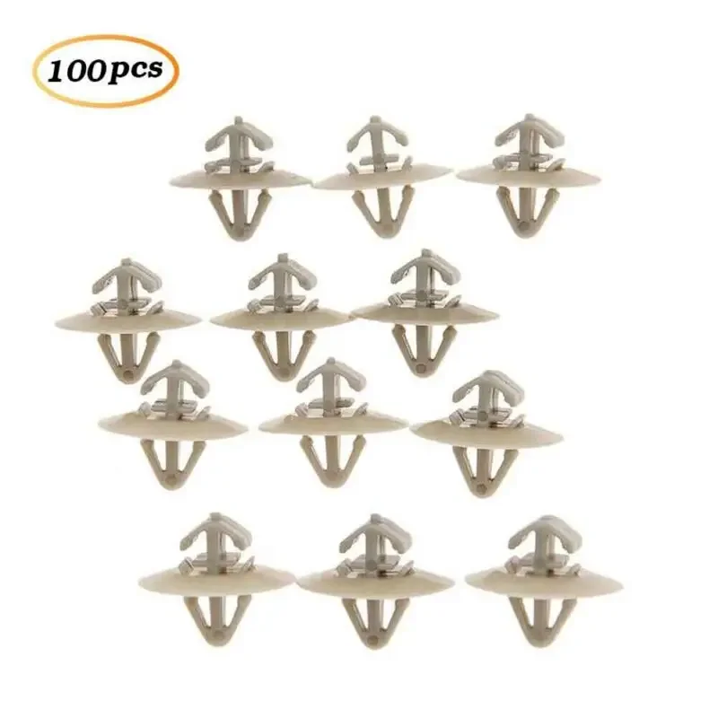 Simple And Easy To Install 100PCS Car Door Moulding Trim Clip Fasteners For Vauxhall Vivaro And Renault Trafic