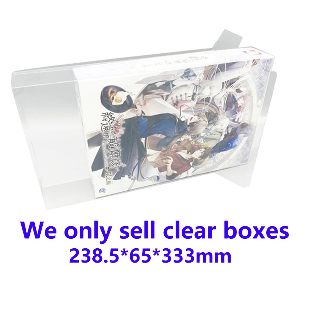 

50pcs Transparent Box For Switch NS For Otome Game Hong Kong Version Colorful Box Clear Display Case Collection Protective Box