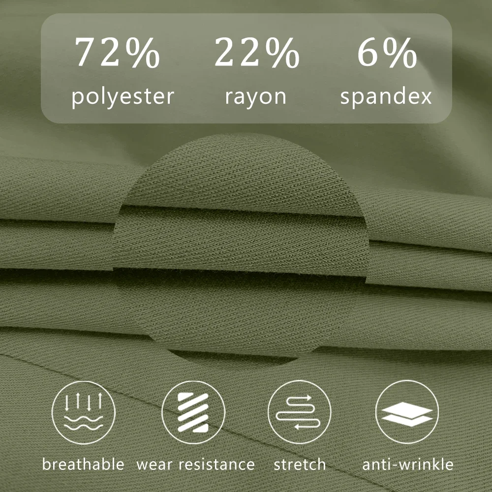 High-end Lab Workwear Medical Nurse Uniform Dentist Scrub Set Pocket Top+Straight Pants Clinical Nursing Clothes Beauty Workwear