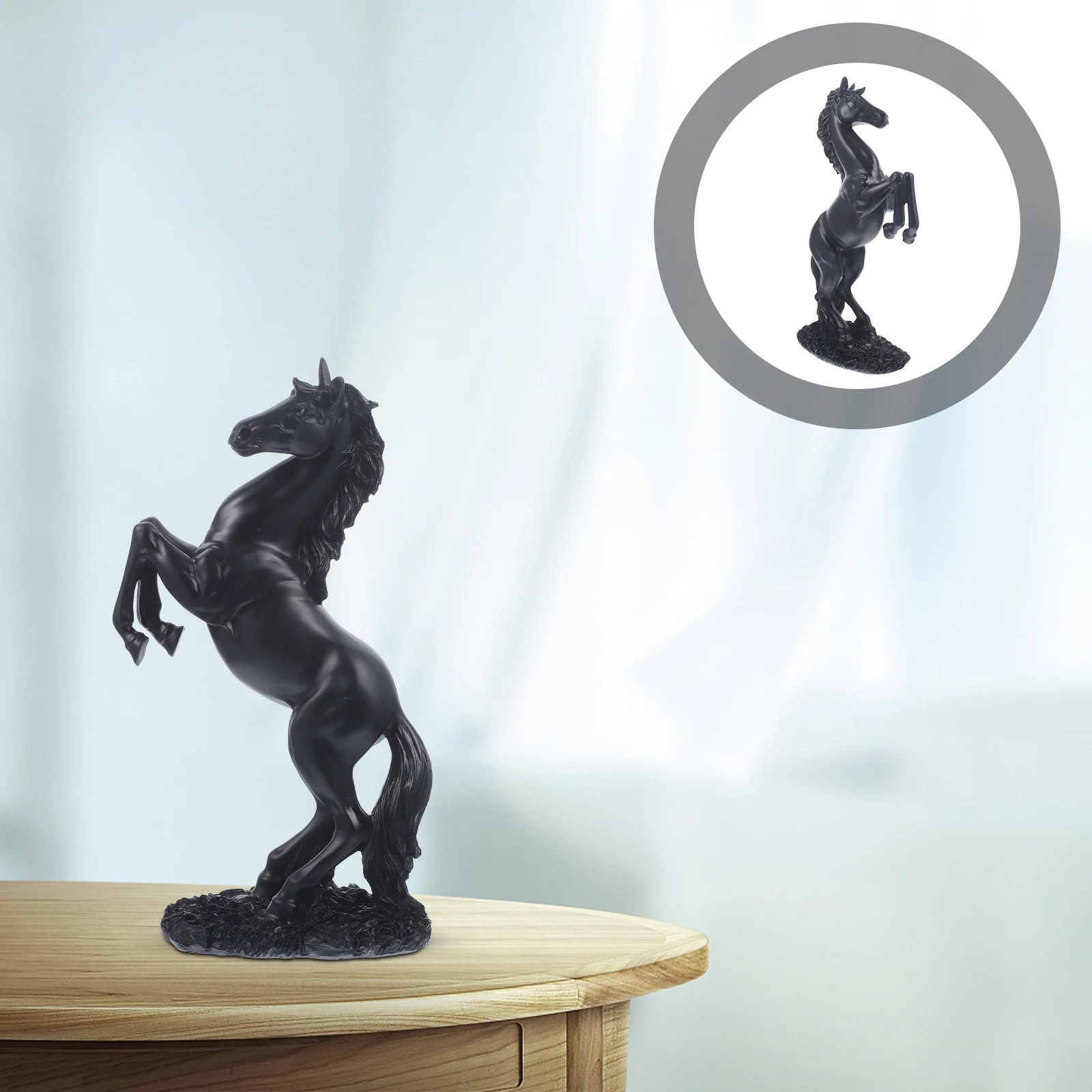 

Horse Statue Home Decor Resin Animal Ornament Desktop Tabletop Decoration Artistic Personality Taste Gift Resin Horse Figurine