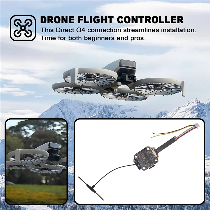 لطائرة بدون طيار FPV متوافقة مع 60A ESC كومة لوحدة التحكم في الطيران الصغيرة F7 - مدخل 4 إلى 8S، يدعم MSP لـ F7 Mini