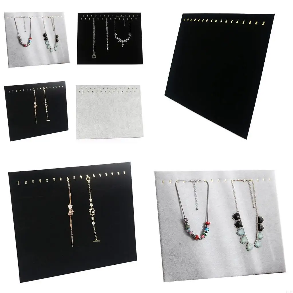 

Necklace Display Stand Holds up to 17/28 Necklaces for Bracelets Chains