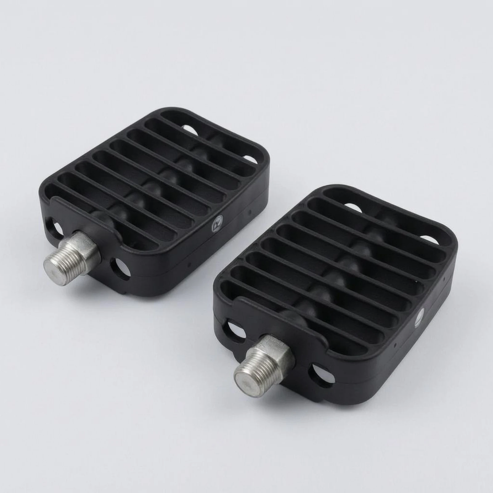 Black Kayak Foot Pedals Slimline Ribbed Kayak Pedals Water Sports Gear Nylon Watercraft Part Portable